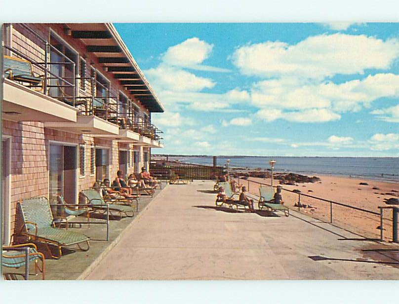 Unused Pre-1980 WELLS BEACH MOTOR INN MOTEL Wells Beach Maine ME u0443@