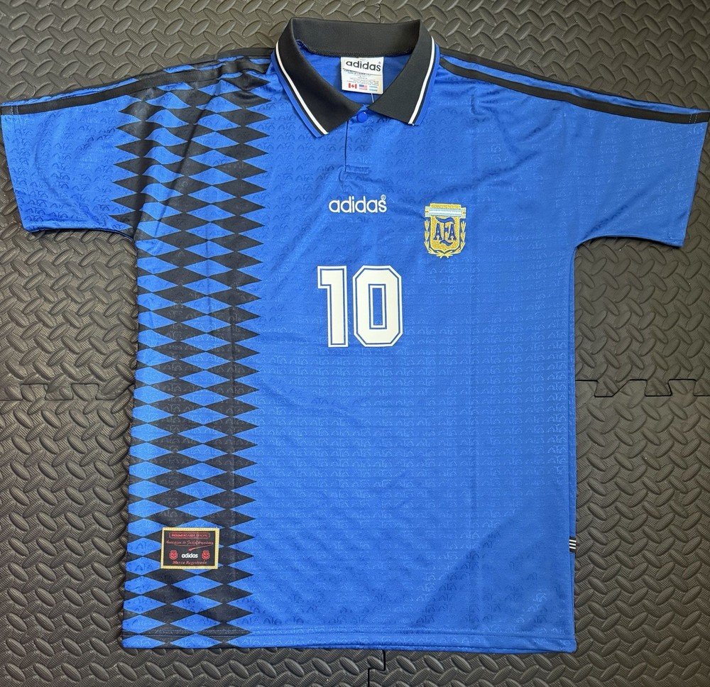 1994 Argentina World Cup Away Jersey Diego Maradona #10