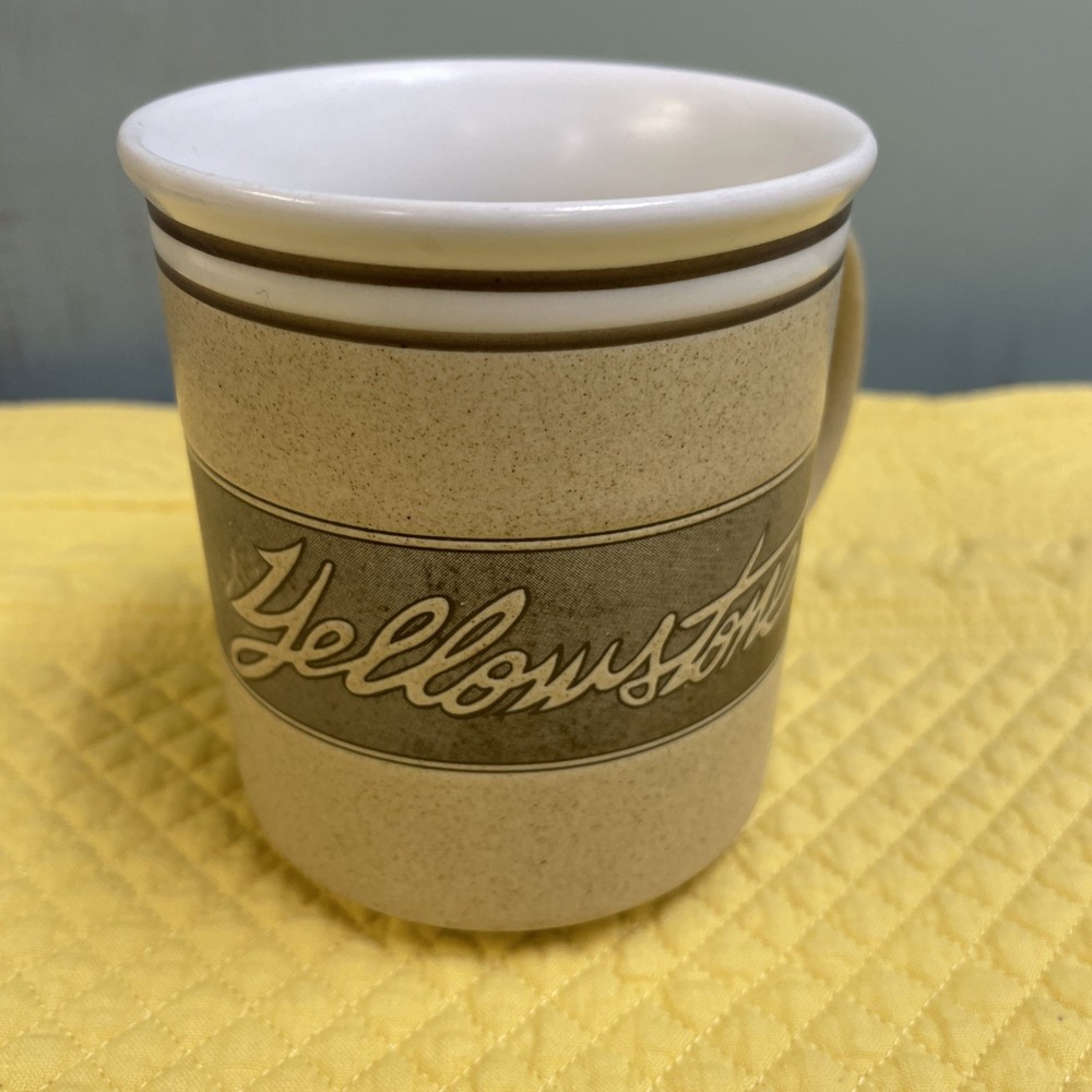 VTG Otagiri Souvenir Yellowstone Bison Mug