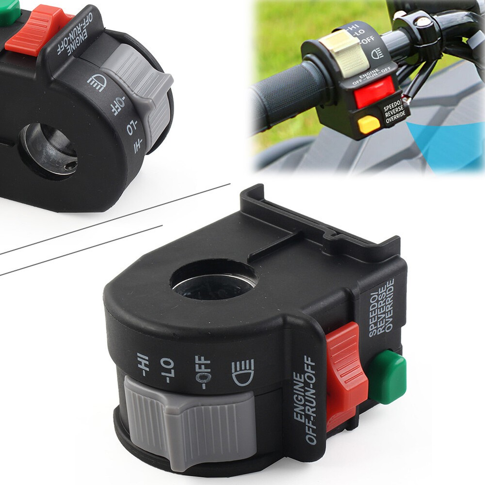 Handlebar Hi/Lo Beam Light/Kill/Stop Switch fit Polaris Sportsman ATP ATV Left