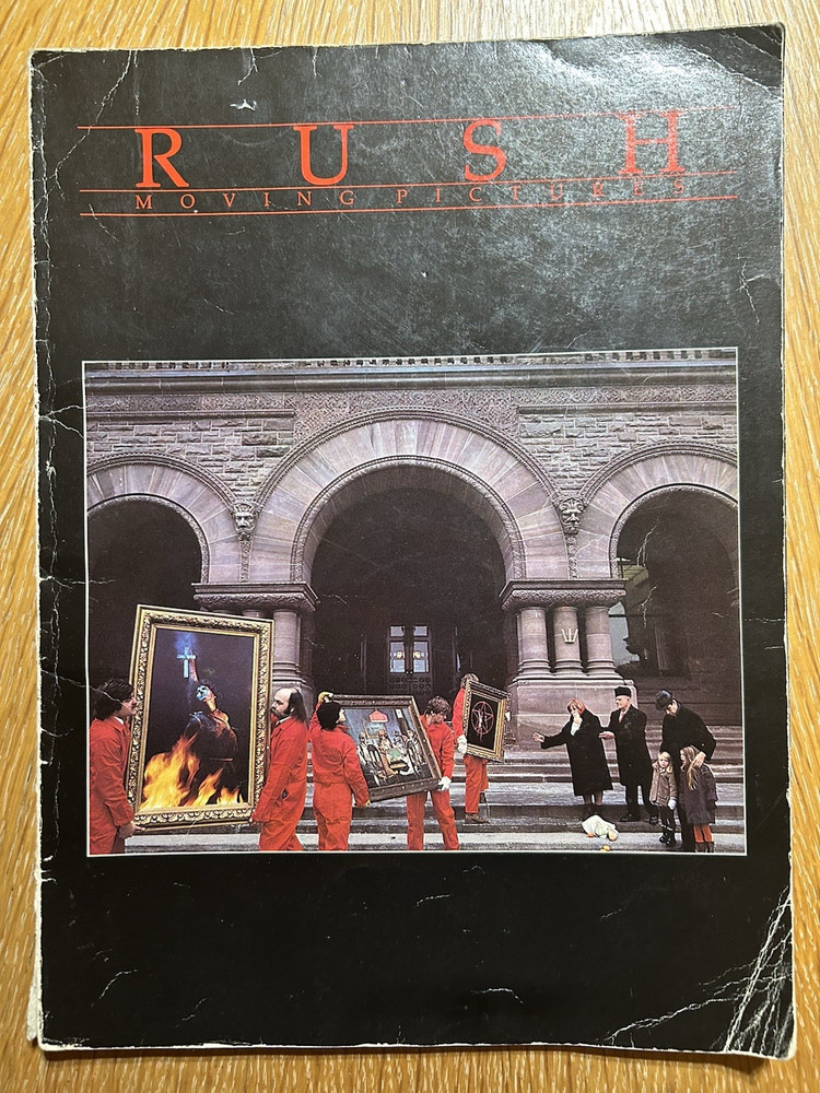 RUSH Moving Pictures Songbook Sheet Music RARE