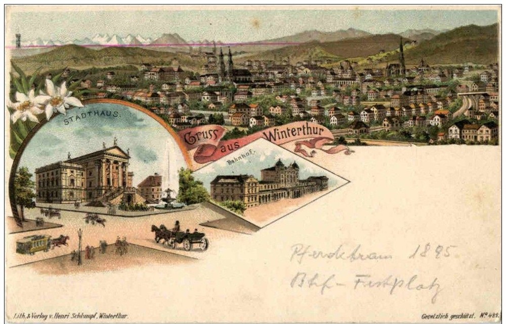 Greetings from Winterthur - Litho -135392