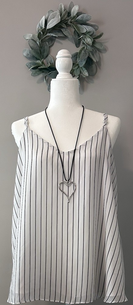 Torrid Pinstripe Swing Cami Size 0