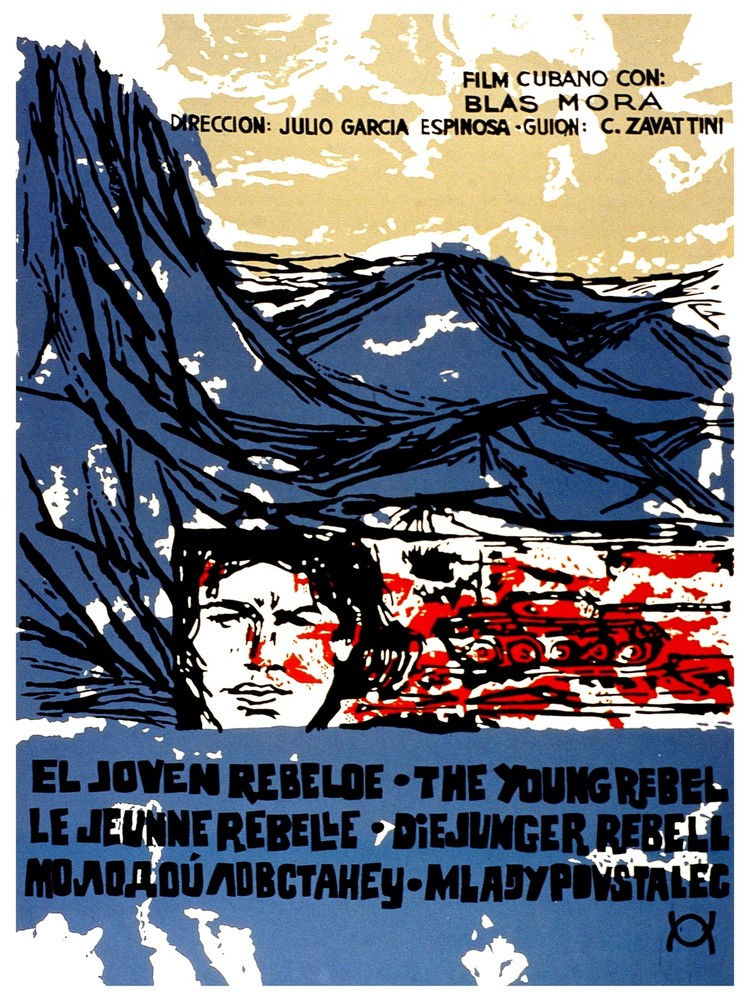 El Joven Rebelde Cuban film Decoration Poster.Graphic Art Interior design.3623