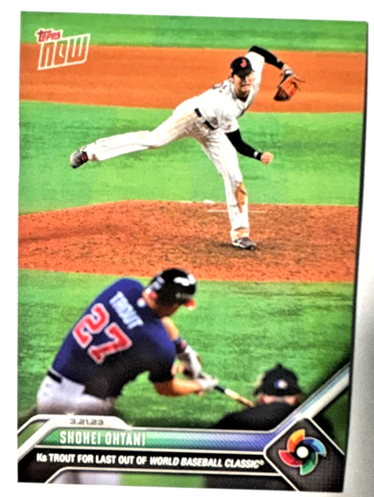 2023 Topps Now World Baseball Classic - Mike Trout, Shohei Ohtani #WBC-71 /42273