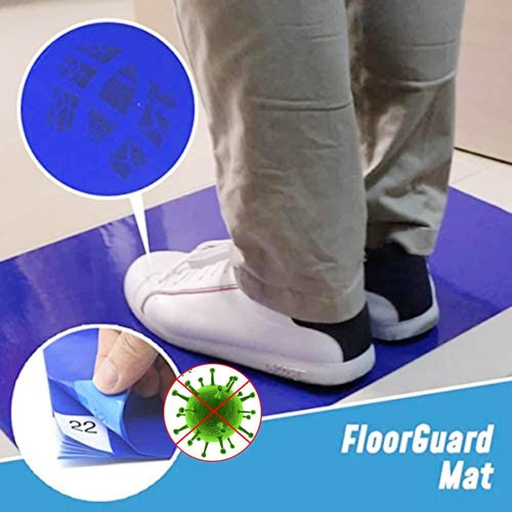 30pcs Anti Bacterial Peel Off Sticky Floor Door Mat Anti Dust Dirt Remover Pads