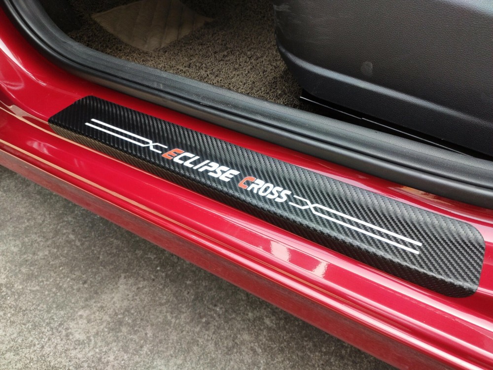 For Eclipse Cross Car Accessories Door Sill Trim Protector Scuff Plate