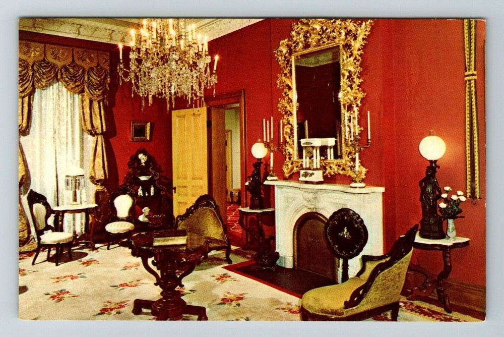 Indianapolis IN Indiana, Morris Butler House Museum  Vintage Souvenir Postcard