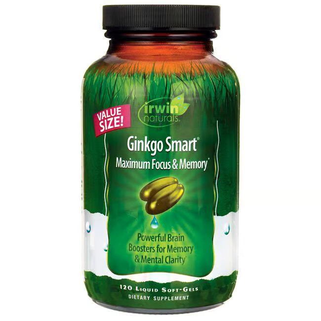 Irwin Naturals Ginkgo Smart 120 Sgels