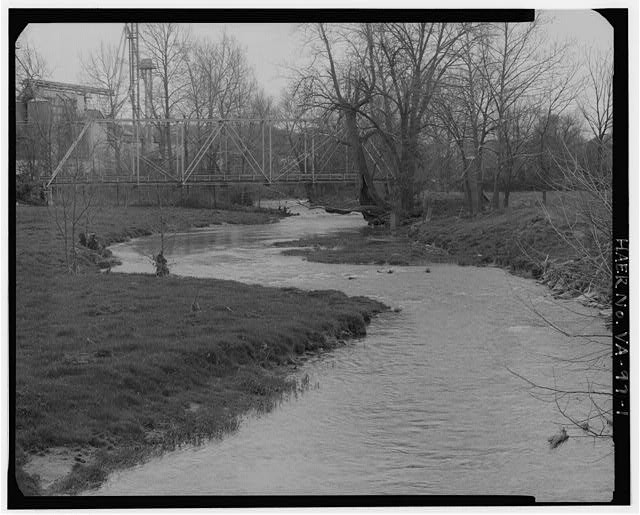 1. GENERAL VIEW, LOOKING SOUTH - Linville Creek Bridge, Spanning Linville Creek