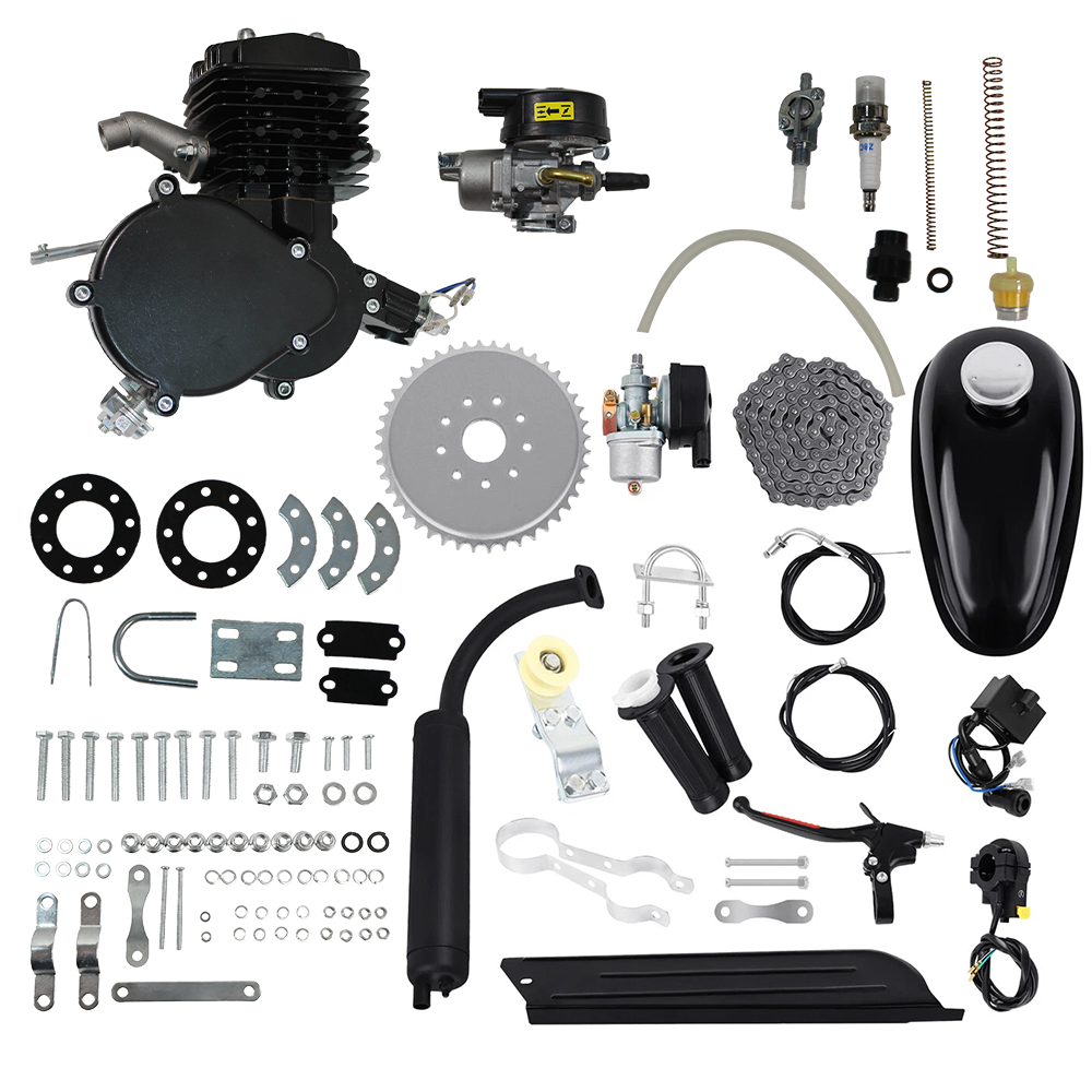 80cc 2-Stroke Engine Motor Kit for Motorized Bicycle Bike Gas Powered CDl