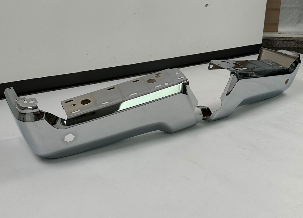 Pair Rear RH/LH Bumper Face Bar Ends For 2017-2022 Ford F250 F350 W/Park Steel