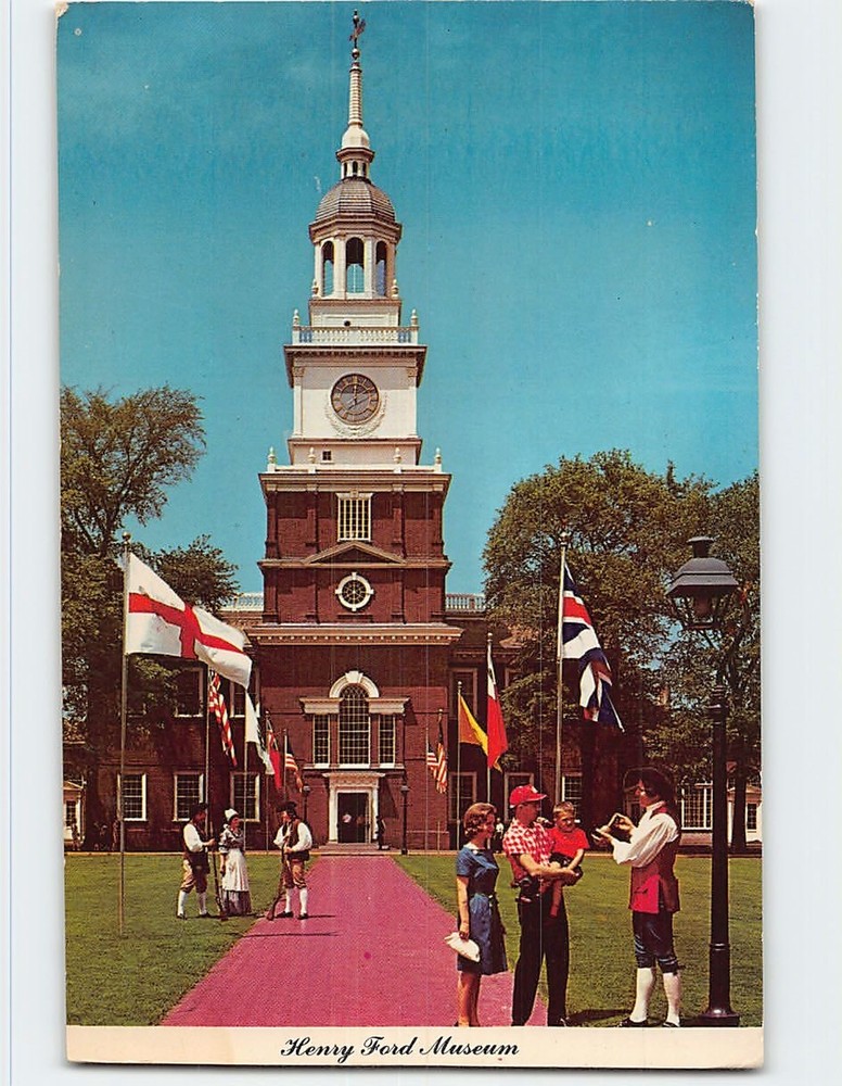 Postcard Henry Ford Museum Dearborn Michigan USA