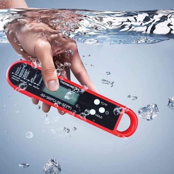 Digital LCD Meat Thermometer Outside Grill Kitchen Food Cooking BBQ Grilling