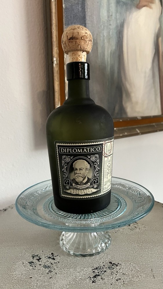 Diplomatico Reserva Exclusiva - Rum Bottle - Used Empty 750ML Green Bottle w/cap
