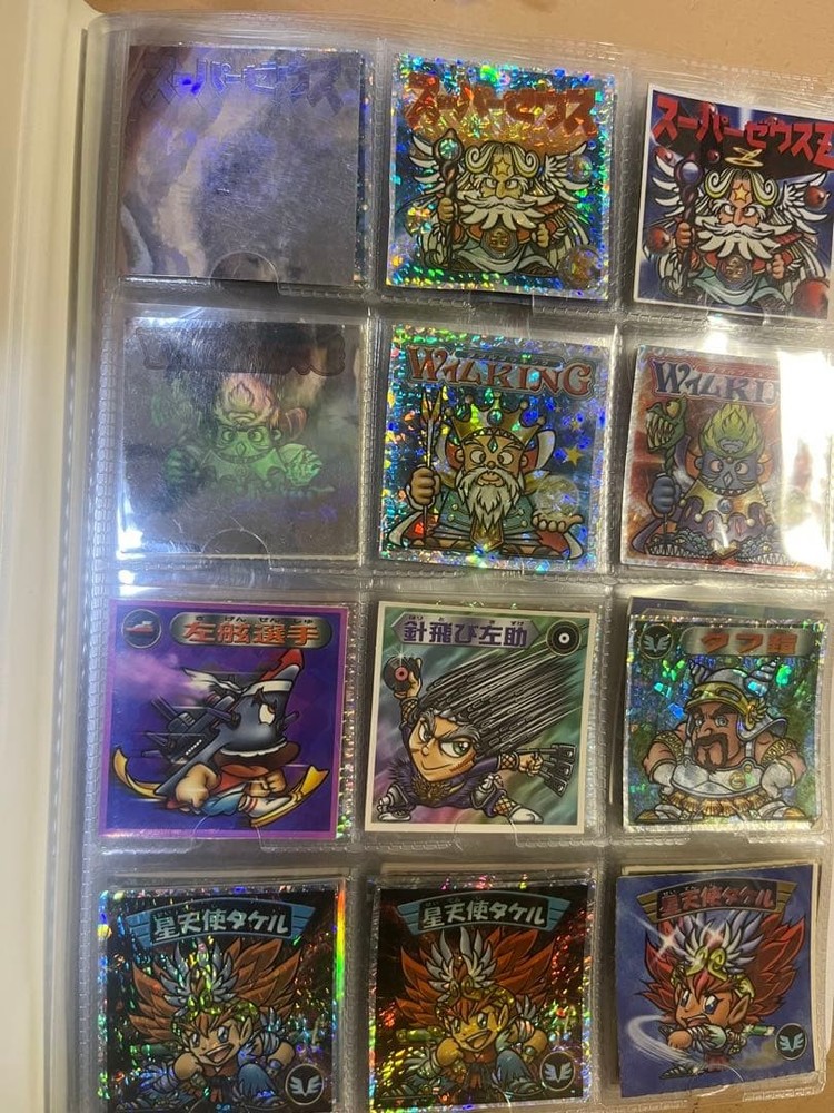 Bikkuriman Sticker Set Hologram Characters Used No Returns