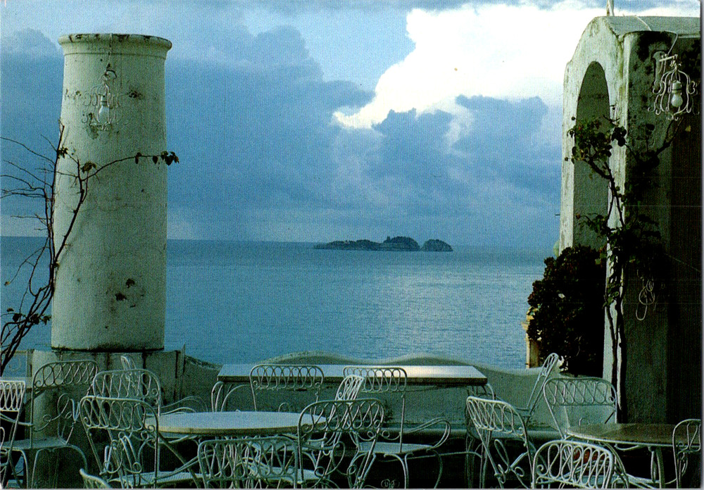 Vintage Postcard Positano Italy Le Sirenuse Hotel Un Particolare