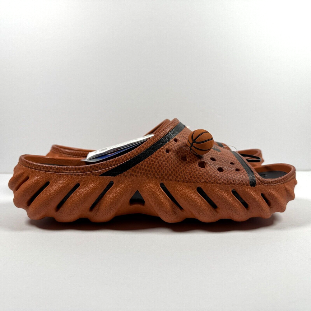 CROCS NBA Echo Slides Mens 13 Sienna Black 209791-805