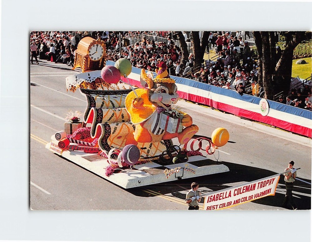 Postcard Party Time Pasadena Tournament of Roses Parade Pasadena California USA