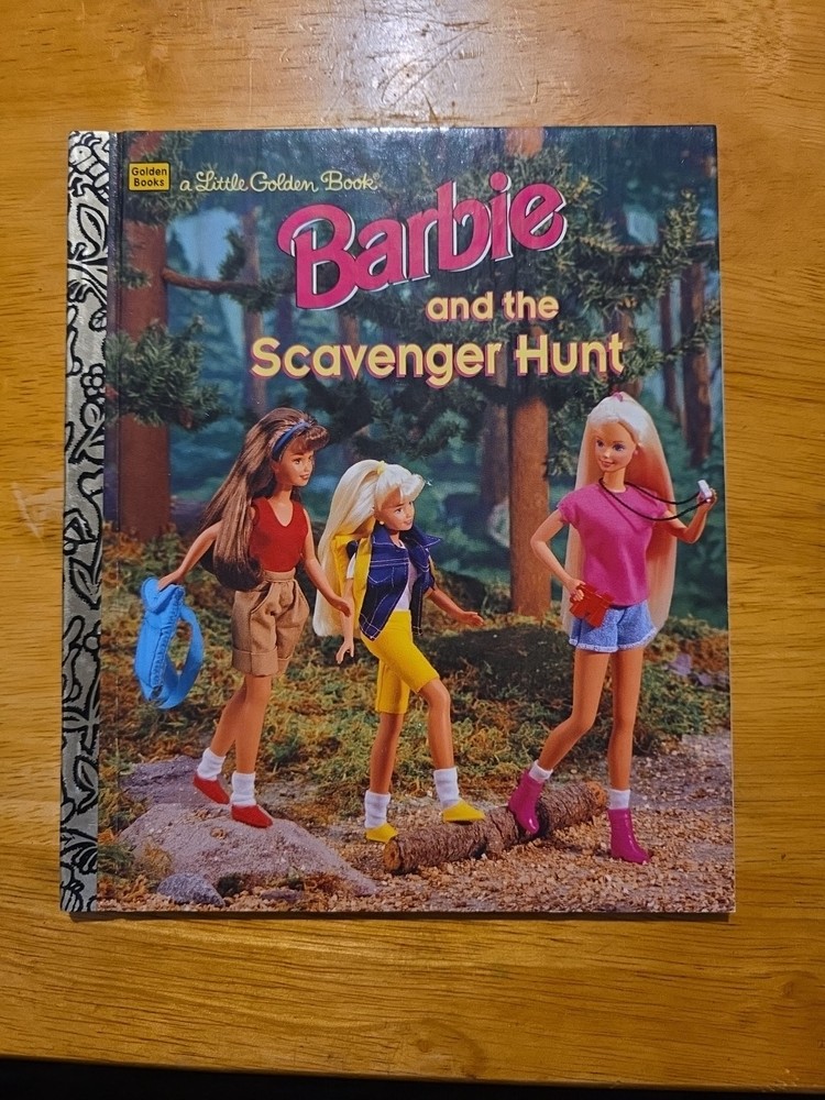 A Little Golden Book Barbie and the Scavenger Hunt 1996