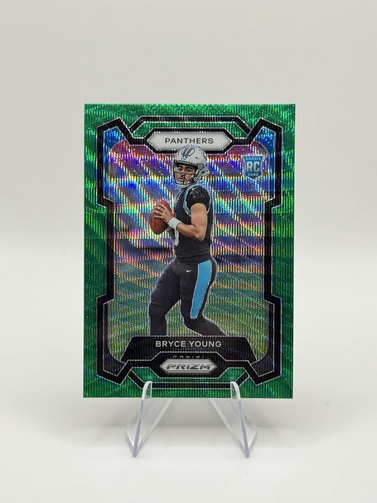 2023 Panini Prizm - Rookies Bryce Young #311 Green Wave Prizm (RC)