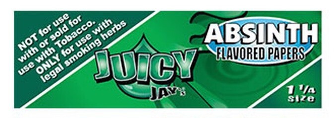 Juicy Jay's Absinth 1 1/4 Rolling Papers with Free USA Shipping-image