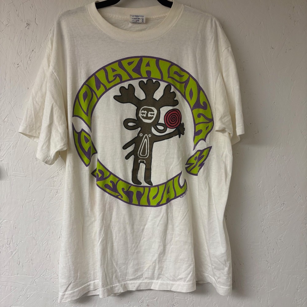 Lollapalooza Vintage T-Shirt XXL 1992 Red Hot Chili Peppers Soundgarden Ice Cube