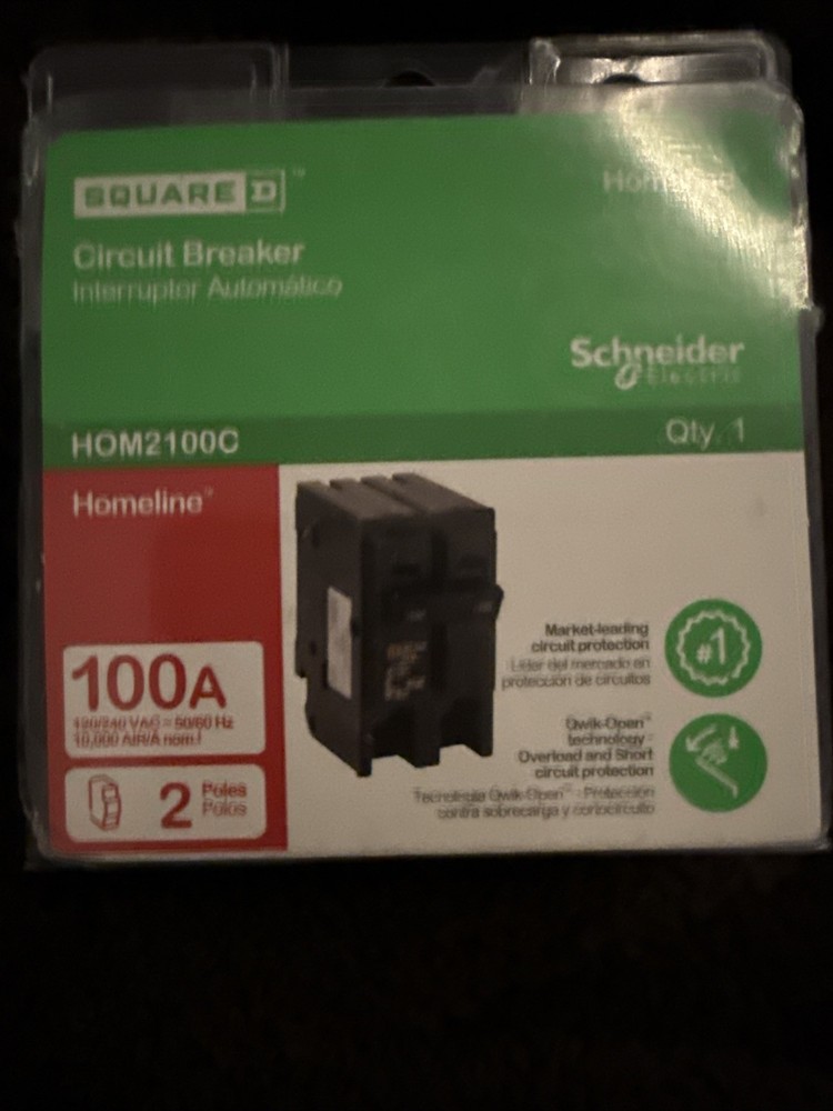 Square D HOM2100C 100 A Miniature Circuit Breaker