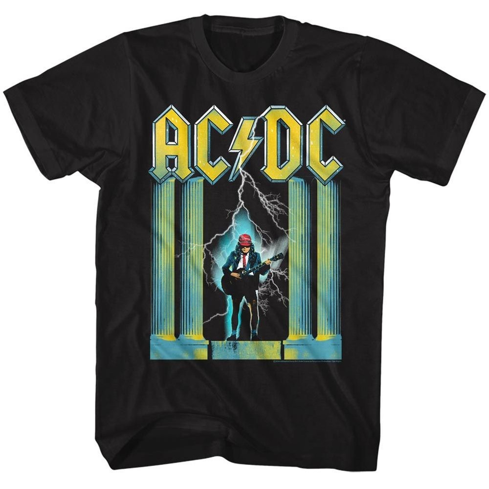 AC/DC Who Made Who Black Rock and Roll Music Band T-Shirt
