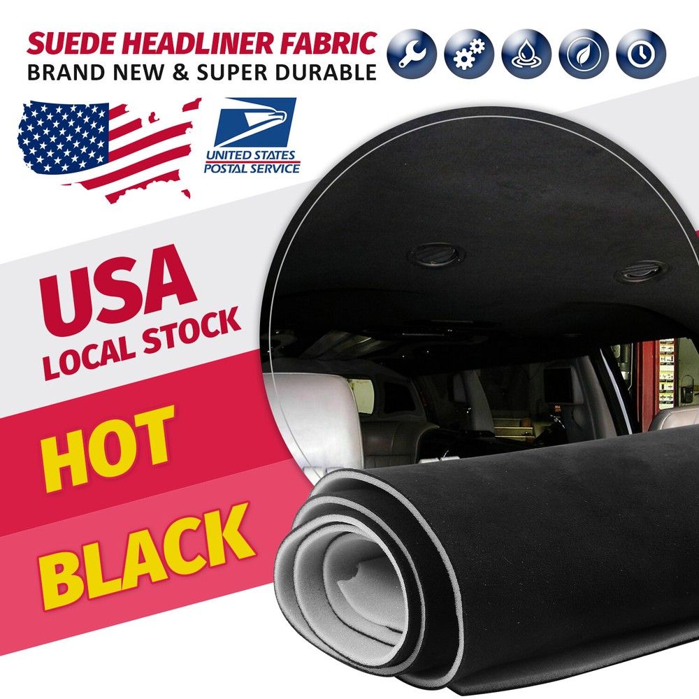 New Foam Backed Automotive Headliner Fabric Sunroof Upholstery Craft 59