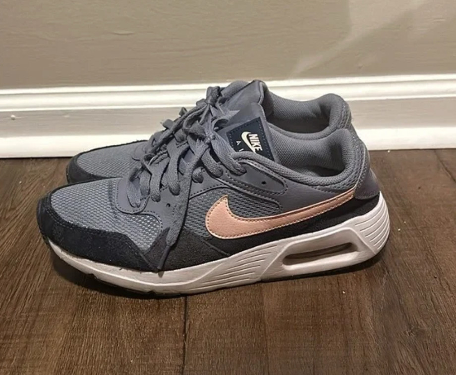 Nike Womens Air Max SC Ashen Slate Midnight Navy White Size 9 CW4554-400