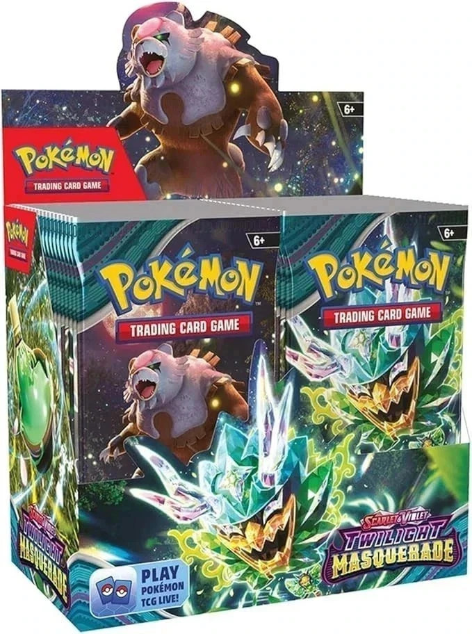 Pokémon TCG Scarlet & Violet Twilight Masquerade Booster Box – Factory Sealed