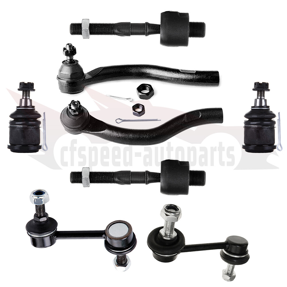 8pcs Front Suspension Kit Lower Ball Joints Sway Bar Tie Rod for 2004-2008 Acura TSX