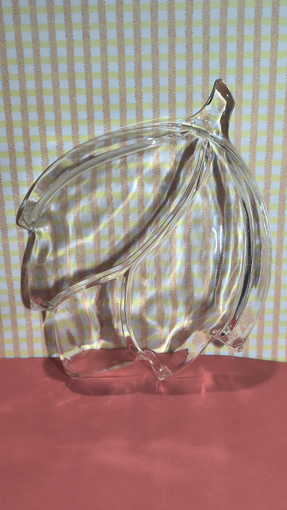 Vintage 6x8 Clear Glass Tulip Shaped Candy Dish 1