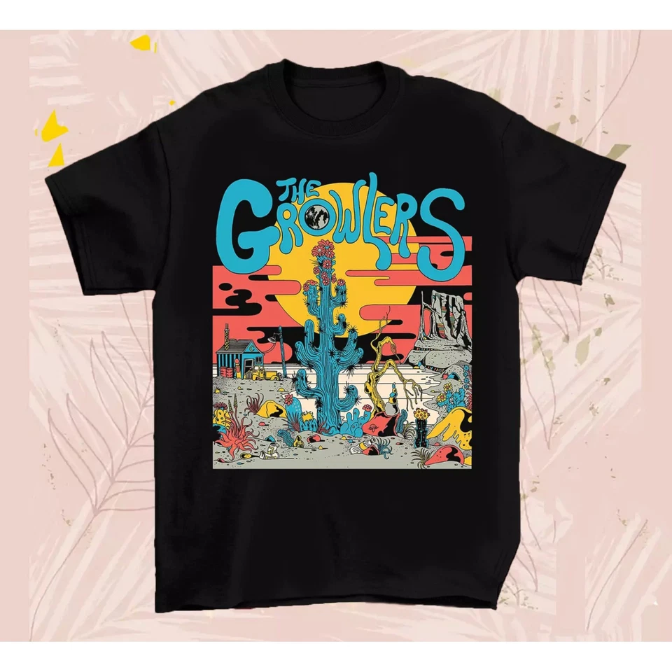 New The Growlers band black short sleeve all size t-shirt MA255 FREE SHIPPING