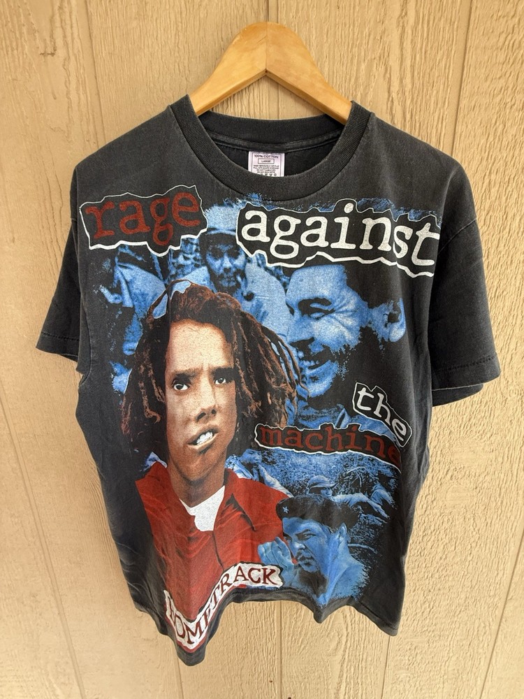 Rage Against The Machine Vintage style  Band T Shirt Size L Modern Reprint