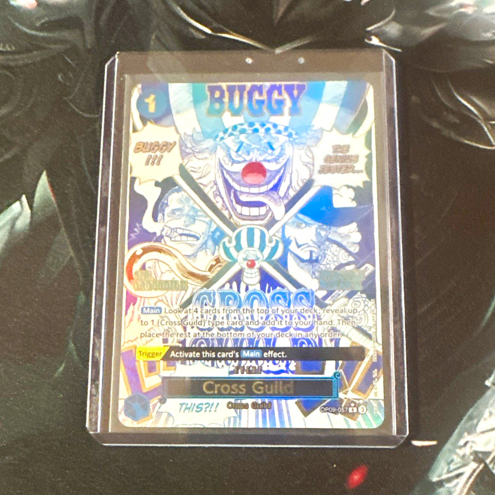 Bandai One Piece CCG Buggy Leader Cross Guild L EN Alternate Art Holo