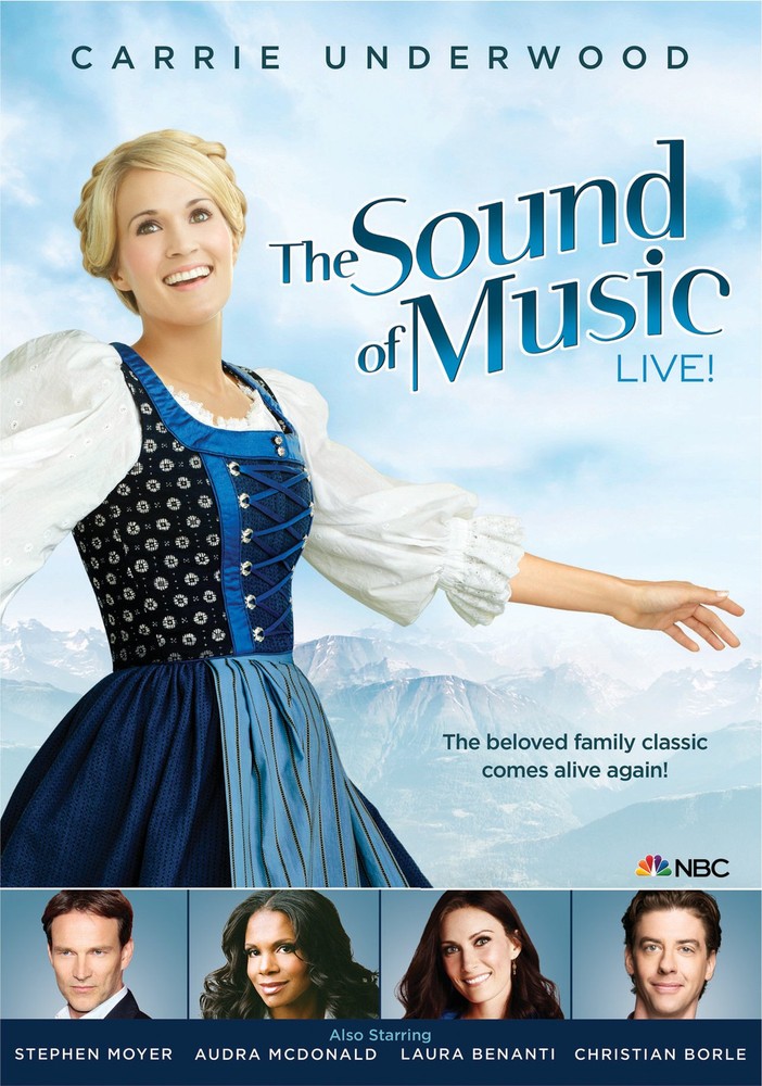 The Sound of Music Live! (DVD) Carrie Underwood Stephen Moyer Laura Benanti