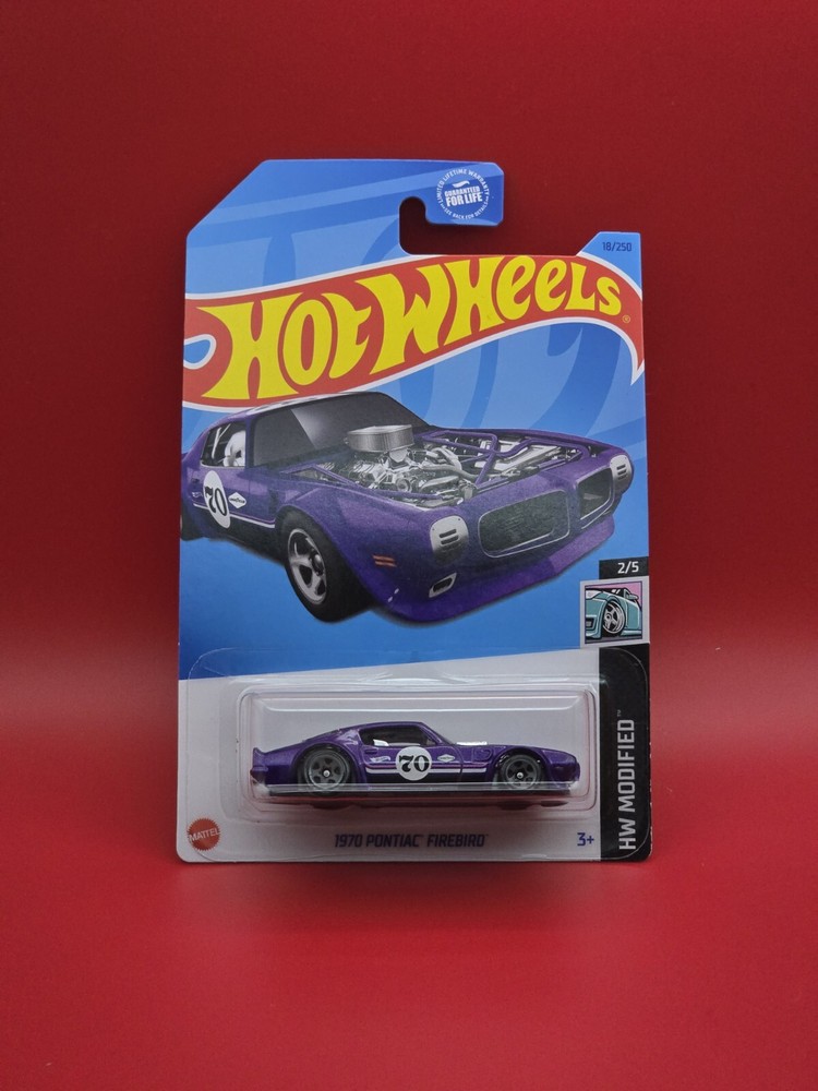Hot Wheels HW MODIFIED  1970 Pontiac Firebird  (Purple) 2023
