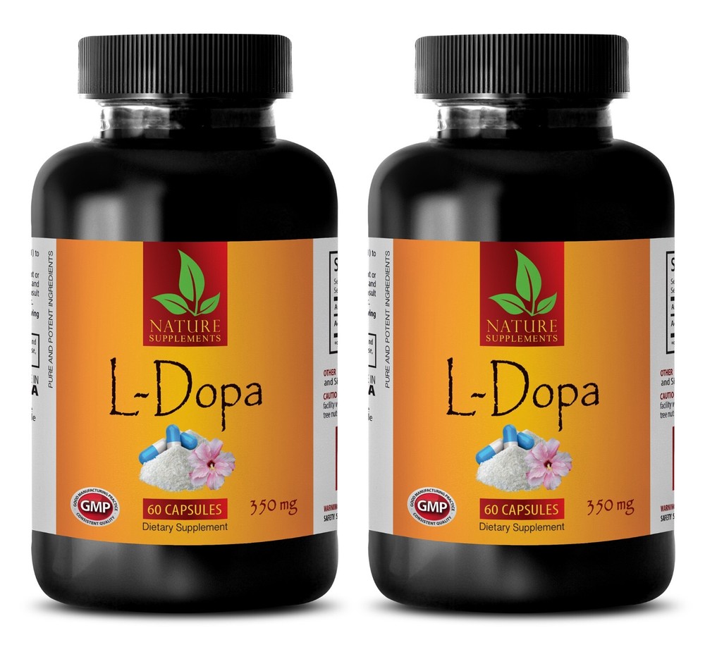 Enhance Focus with Women's Brain Booster - L-DOPA EXTRACT 350mg - 2 Bottles of 120 Capsules