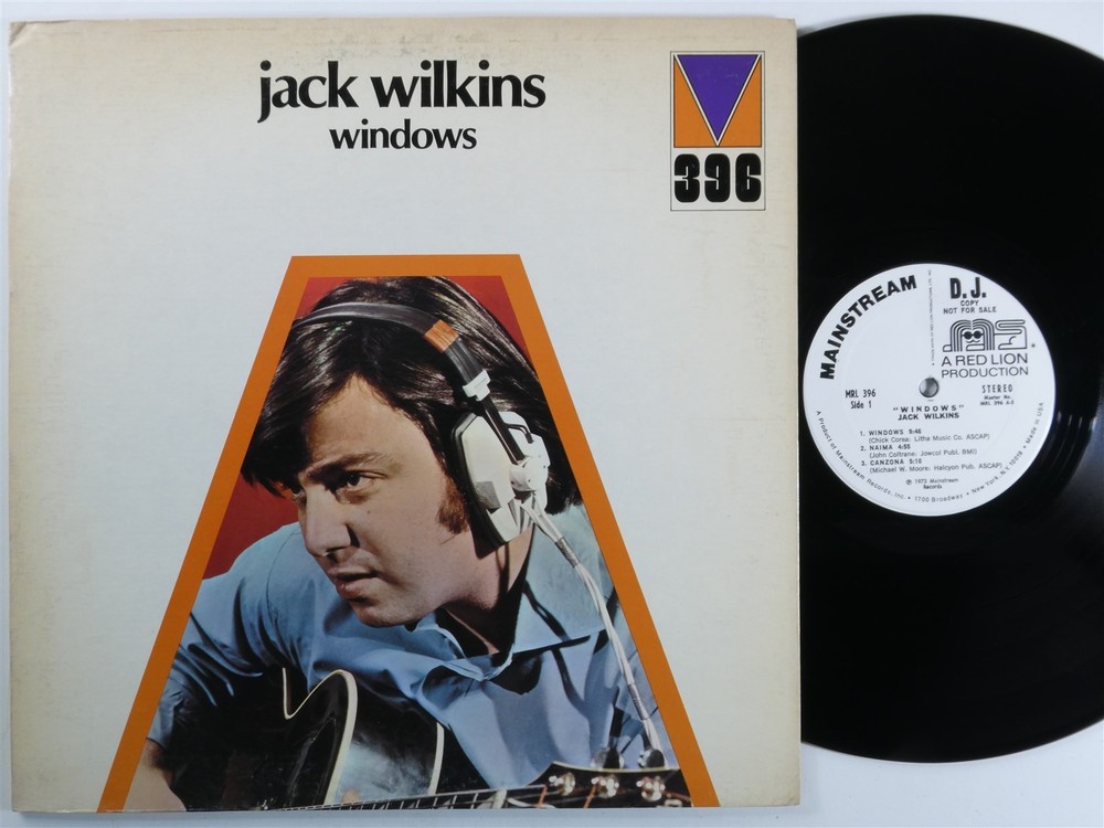 JACK WILKINS Windows MAINSTREAM LP VG+ wlp gatefold h