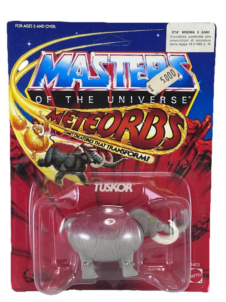 TUSKOR METEORBS MASTERS OF THE UNIVERSE MOTU 1985 MATTEL MOSC RARE