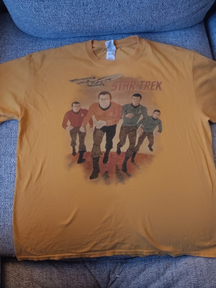 Vintage Star Trek T-shirt  Size Large 100% Cotton