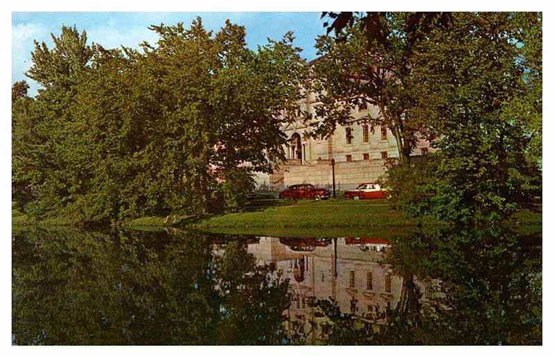 Postcard BUILDING SCENE Ames Iowa IA m/09 AT3614