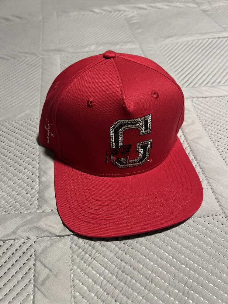 Cactus Jack x Travis Scott Mitchell & Ness Georgia Bulldogs UGA Red Snapback Hat
