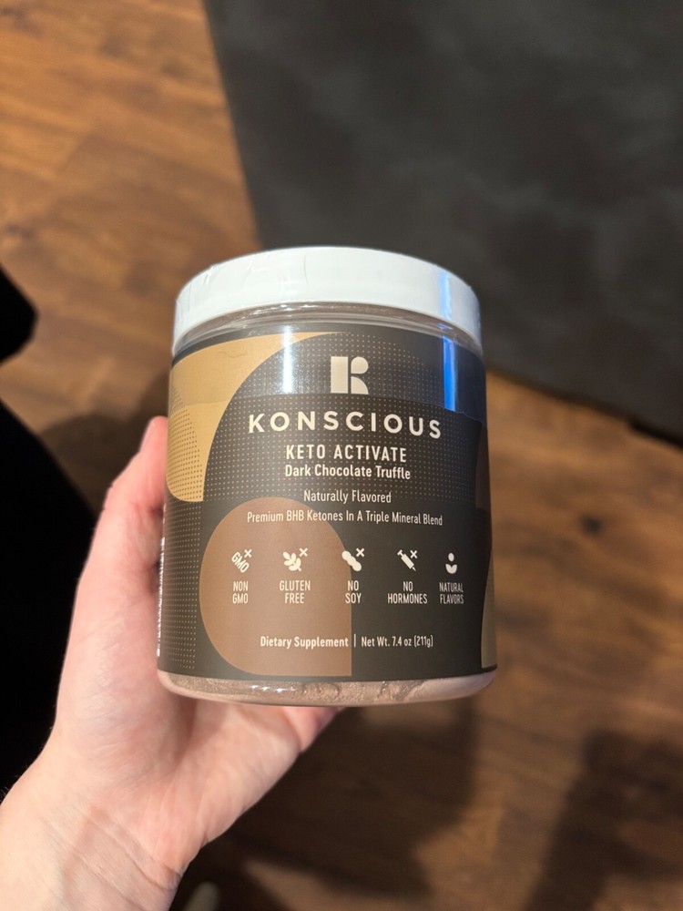 keto active, sealed never opened, dark chocolate truffle