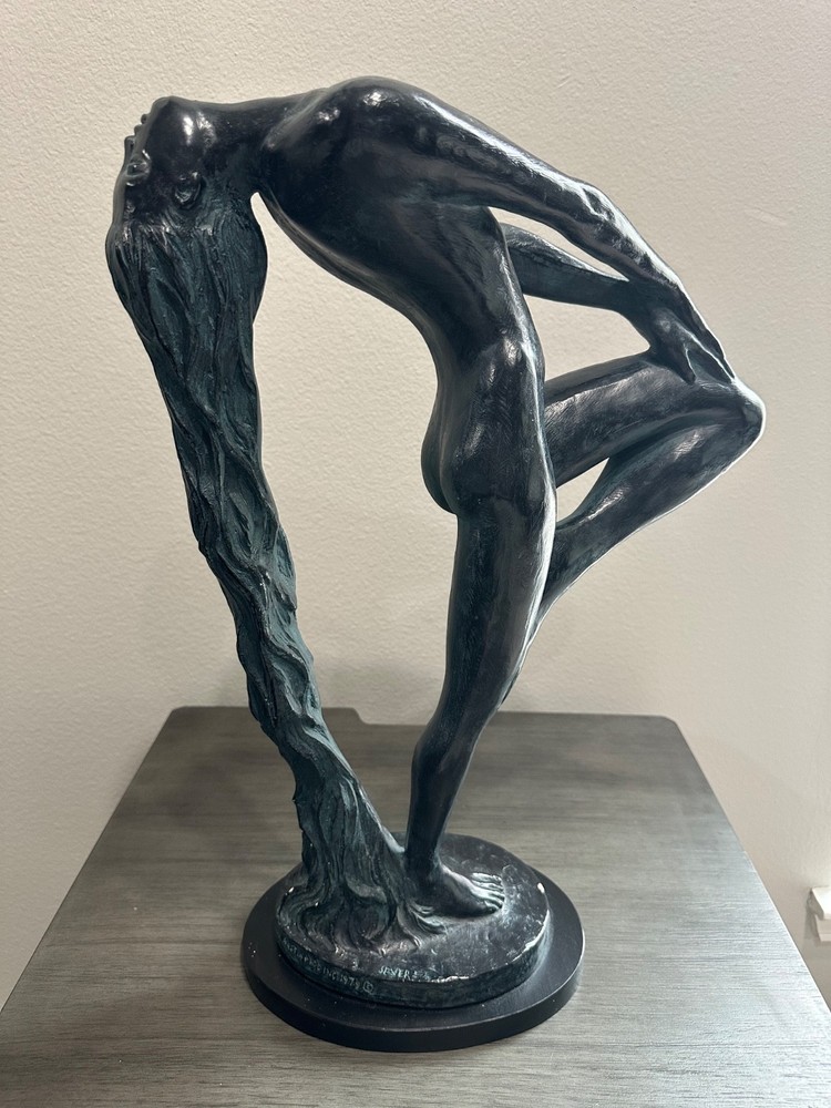 Vintage 1979 Klara Sever Signed Austin Productions Sultry Awakening Sculpture