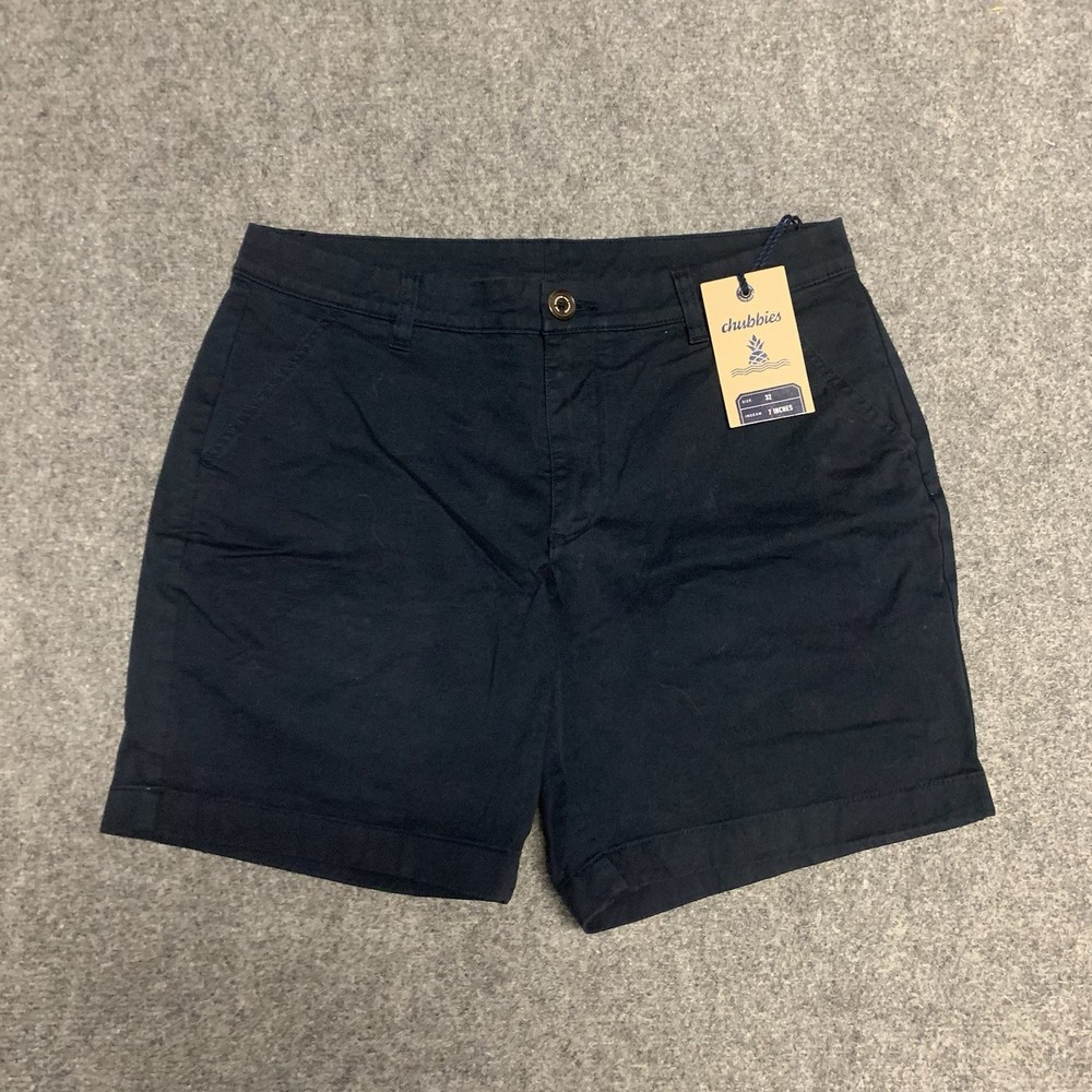 NWT Chubbies The Armadas 7” Flat Front Stretch Twill Short Size 32