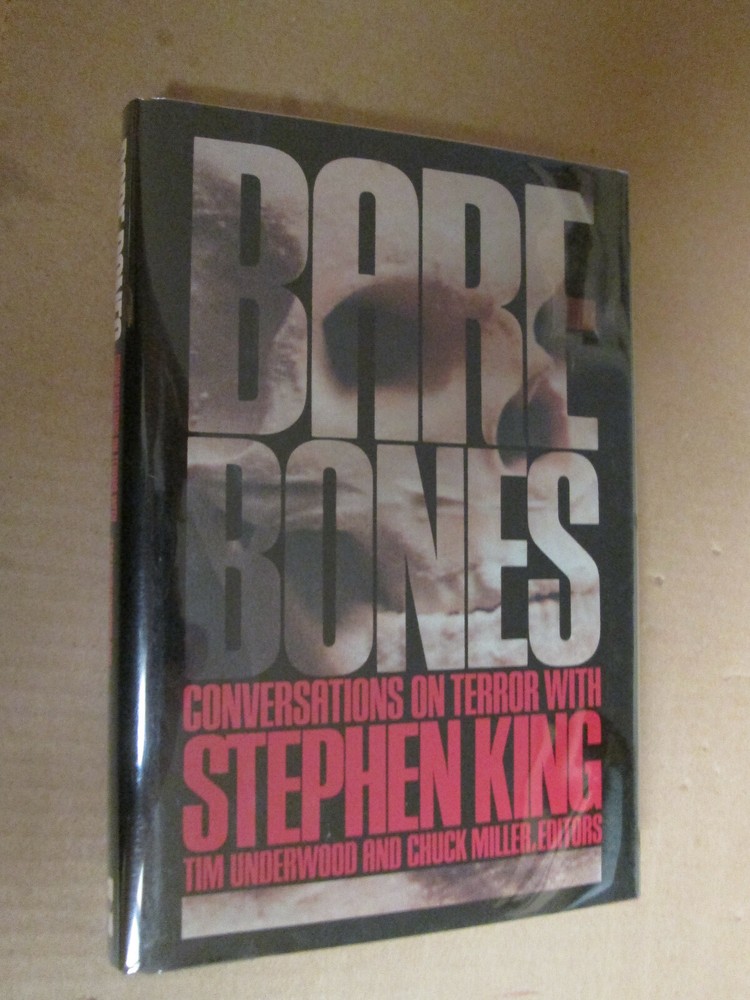 Stephen King BARE BONES First Edition in jacket