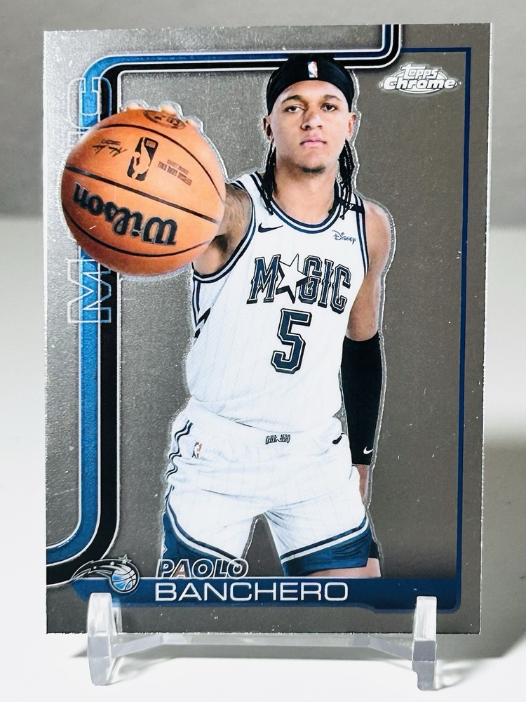 2025-26 Topps Chrome Paolo Banchero Ssp Image Variation Orlando Magic